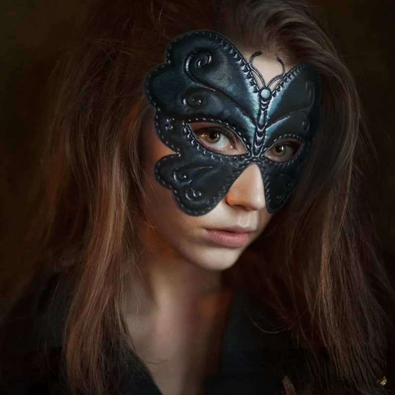 Masque papillon pour femmes, 10 pièces, accessoire de Costume, pour fête d'halloween, mignon, noir, argent, rouge, or, pour pâques