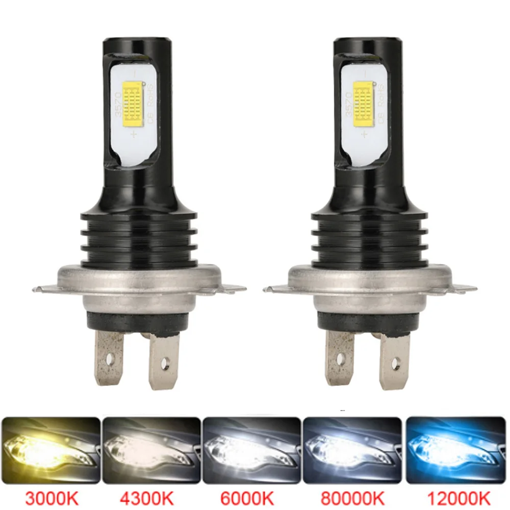 

2Pcs H4 880 881 H27 H7 H11 H8 H9 9006 HB4 H1 9005 HB3 LED Car Headlight Bulbs Lamp 12000LM Auto Fog Lights 6000K 8000K 12000K