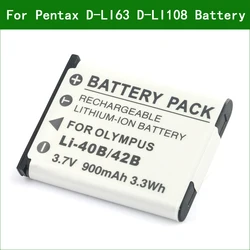 D-LI63 D-LI108 Digital Camera Battery for Pentax Optio LS1100 M30 M40 M90 M900 RS1000 RS1500 NB1000 T30 V10 W30