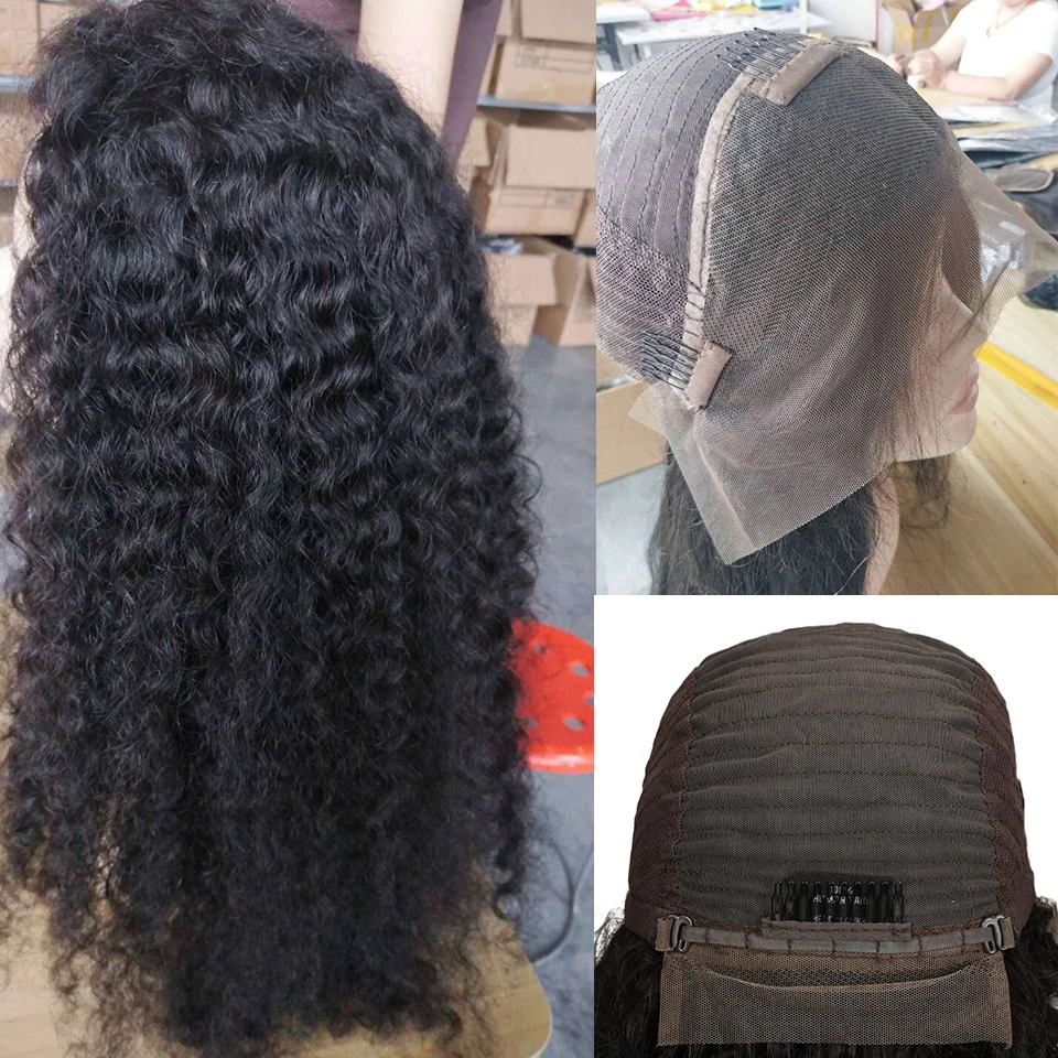 Styleicon Rambut Manusia Keriting Brasil Wig 13*4 /360 Renda Wig Depan dengan Rambut Bayi Telinga Ke Telinga Renda Frontal Wig Keriting Keriting