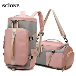 Women Gym Bag Backpack Fitness Bags for Shoes Outdoor Shoulder Gymtas Tas Sac De Sport Student Sportbag Travel Bag Daily XA891WA