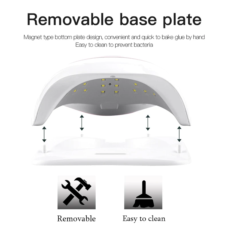 Lampada per asciugare lo smalto per unghie 36 UV LED lampada per polimerizzazione lampada per polimerizzazione per asciugare le unghie per Manicure strumenti per salone di arte del chiodo