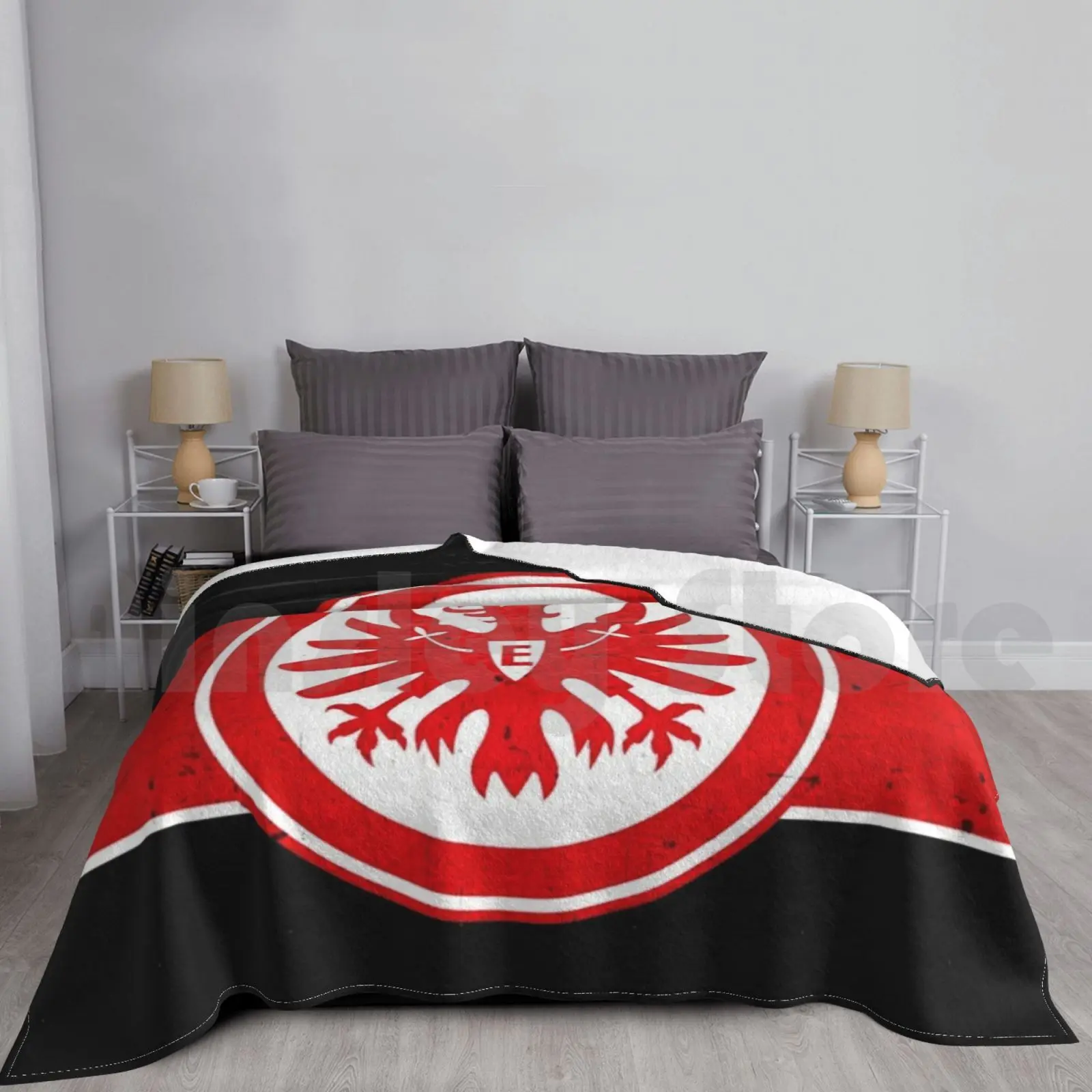 Germany Football Soccer Blanket For Sofa Bed Travel Eintracht Sge Frankfurt Frankfurt