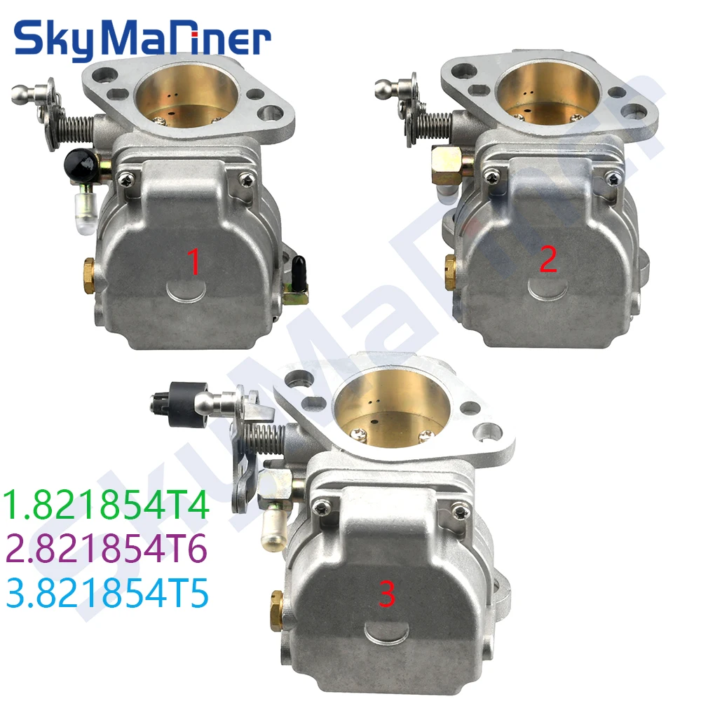 

Carburetor Kit 821854T4 821854T5 821854T6 For Mercury Marine Outboard 40HP 2 stroke 3pcs/se