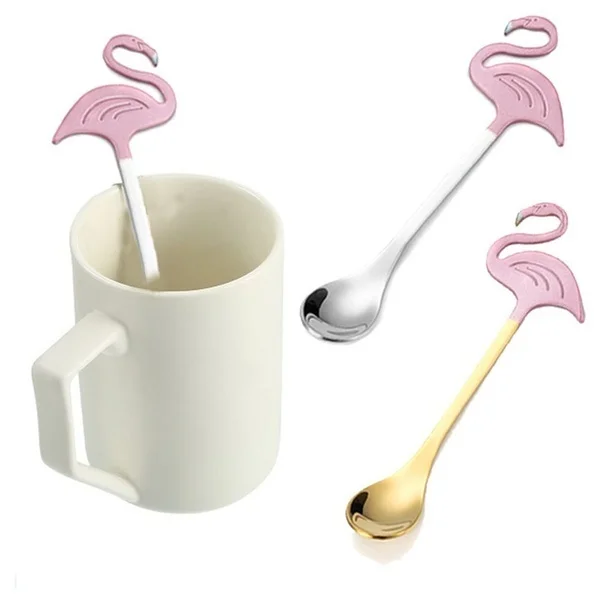 1 Piece Spoon Long Handle Spoons Flatware Coffee Drinking Tools Kitchen Gadget