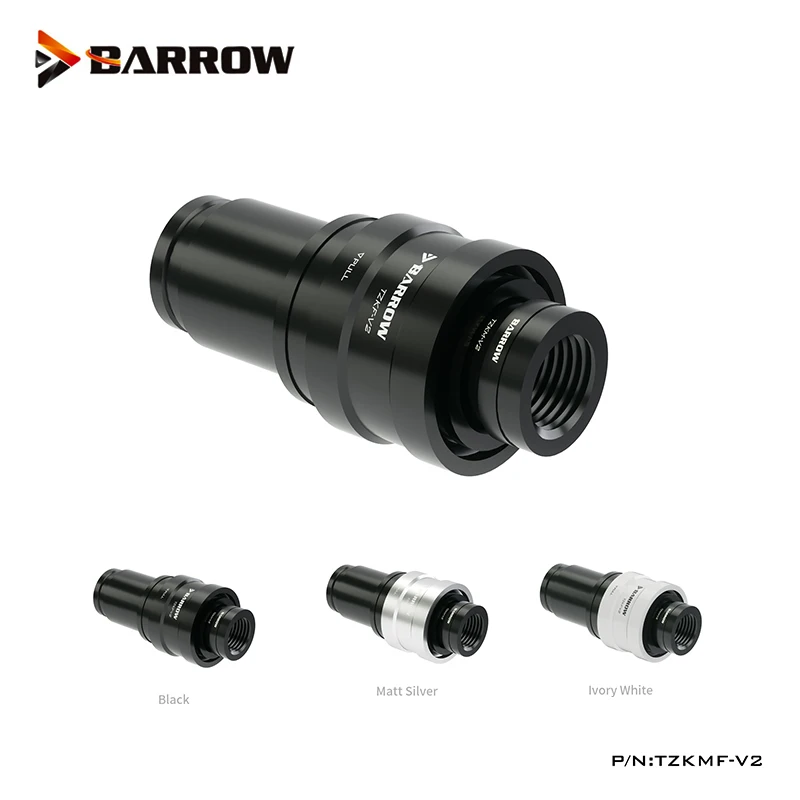 

Barrow Wate клапан «штырь-гнездо», водяное охлаждение, быстроразъемный соединитель, стоп, латунные фитинги, черные, серебряные, яркие