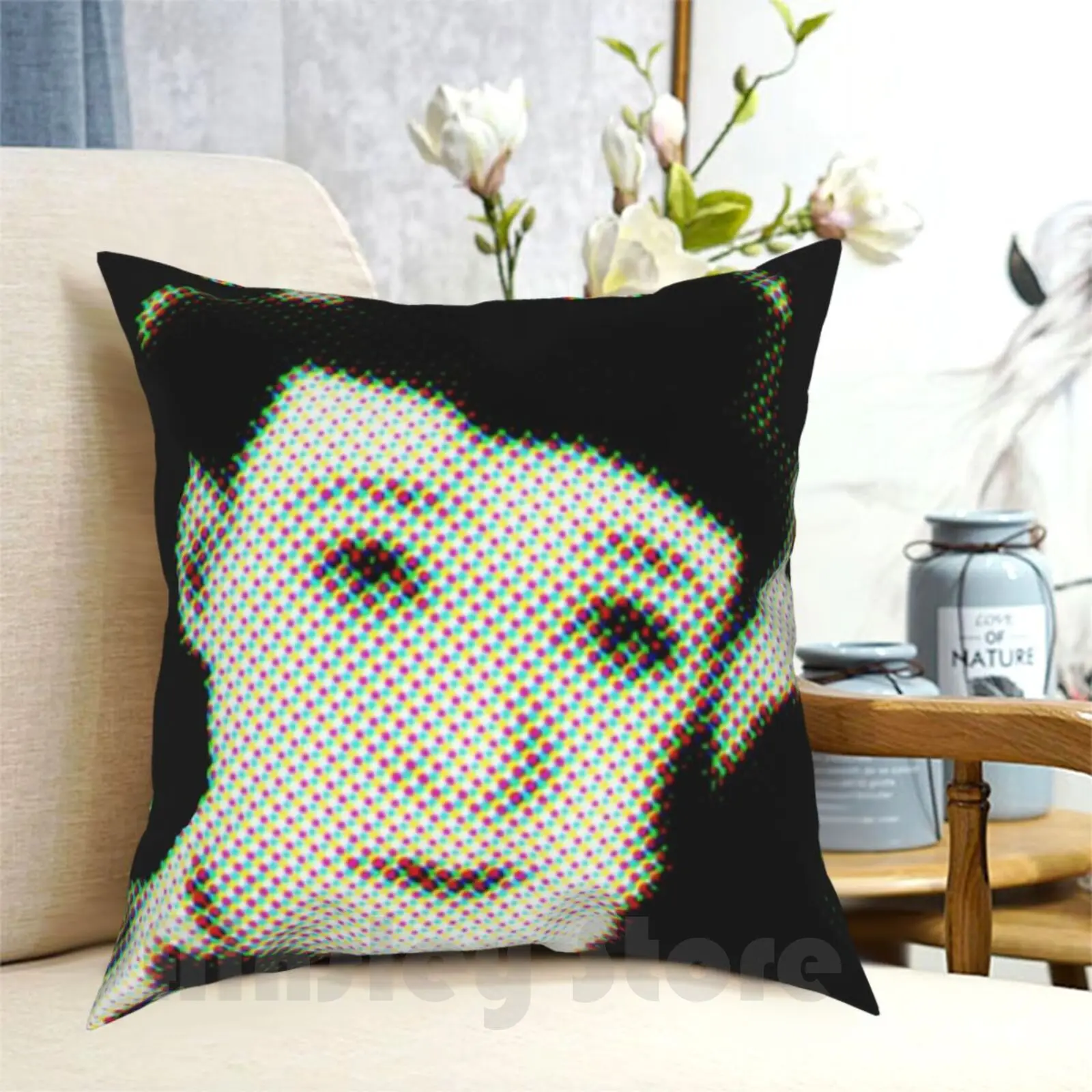 Harry Langdon-Pop Art Pillow Case Printed Home Soft Throw Pillow Silvent Movies Comedy Movies Slapstick Harry Langdon