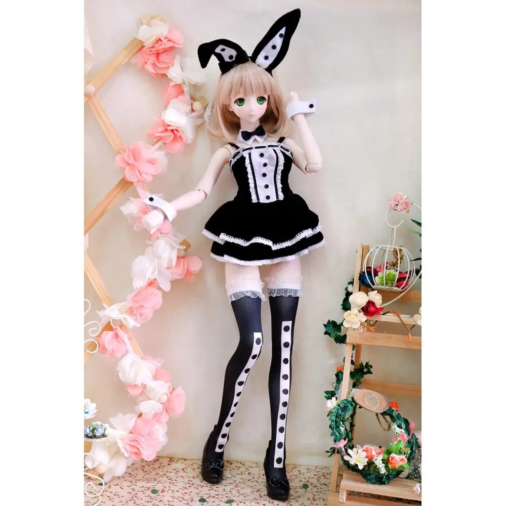 [Wamami] Maid Bunny Mädchen Kleid Anzug Uniform 1/3 1/4 DD SD AOD Puppen Dollfie Outfits