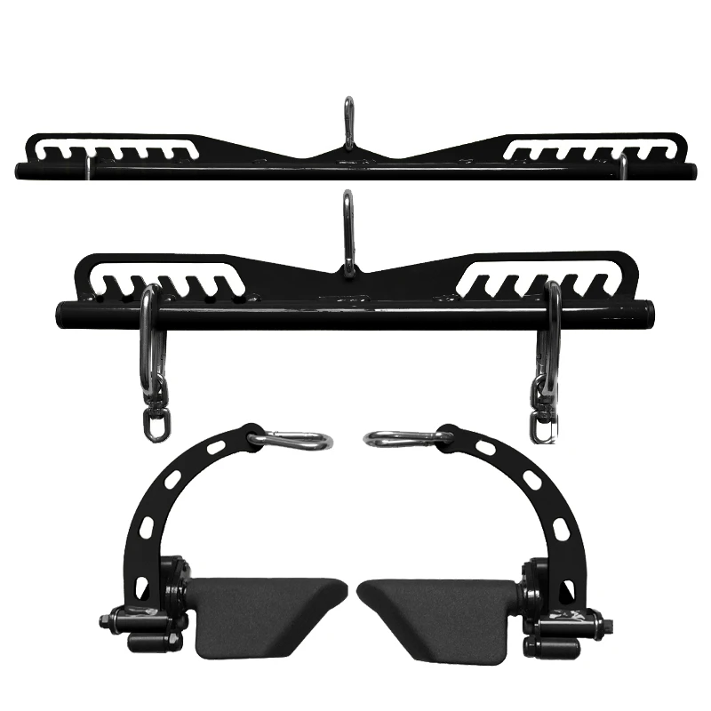 Pulley Cable Machine Fitness Equipment Attachment Home Gym Lat Pull Down Bar Biceps Triceps Back Blaster Rowing Workout Handle