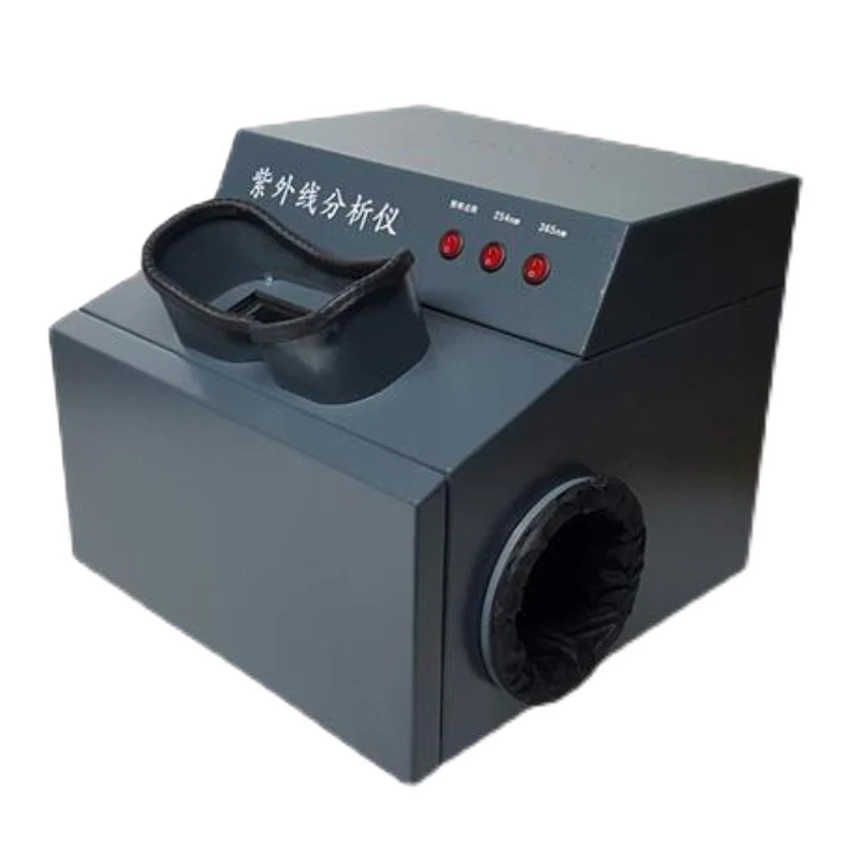 WFH-203B 블랙 박스 UV 분석기 방사선 계량기, 실험실 3 용도 UV 광선 형광 검출기 테스터, 파장 254nm 365nm