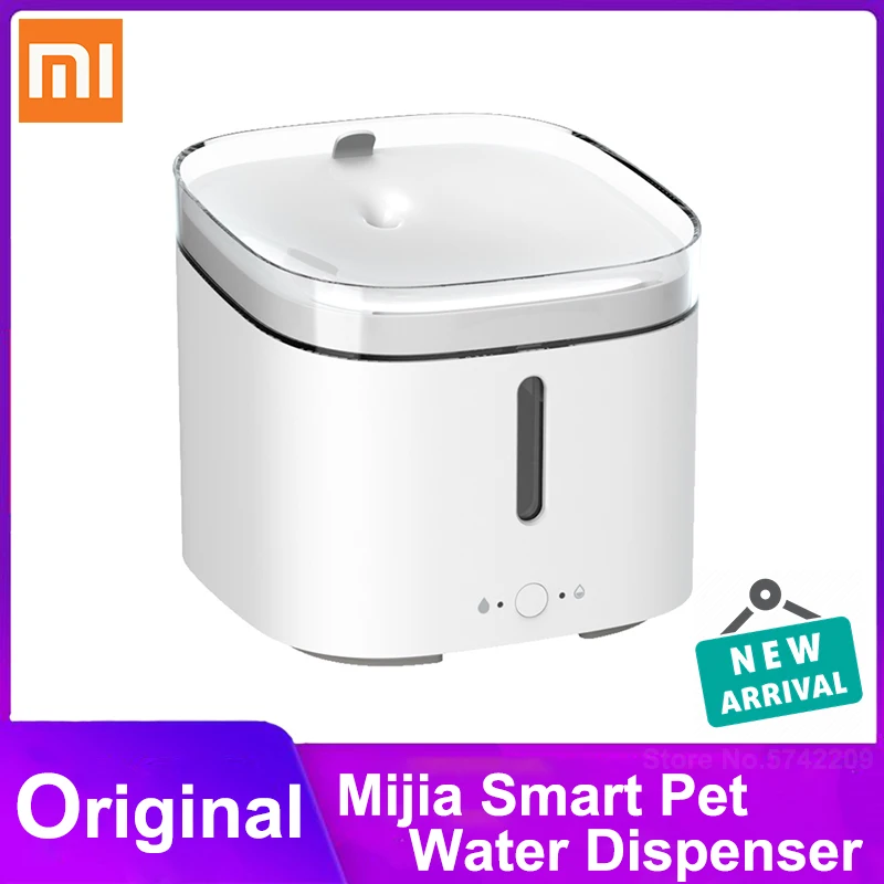 Smart Pet Water Dispenser 2L Kitten Puppy Pet Cat Automatic silent Water Dispenser Living Water Work With Mijia APP