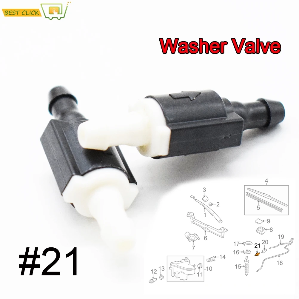 Windshield Washer Valve Non Return Check Valve Connector For Toyota 4Runner Avalon Camry Highlander Prius For Lexus GS IS RX