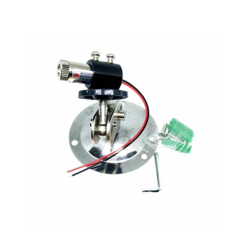 Infrared IR Laser Diode Module Focusable 830nm 100mw 3 in 1 Dot/Line/Cross Head Point Lasers with Adjustable Heatsink Mount