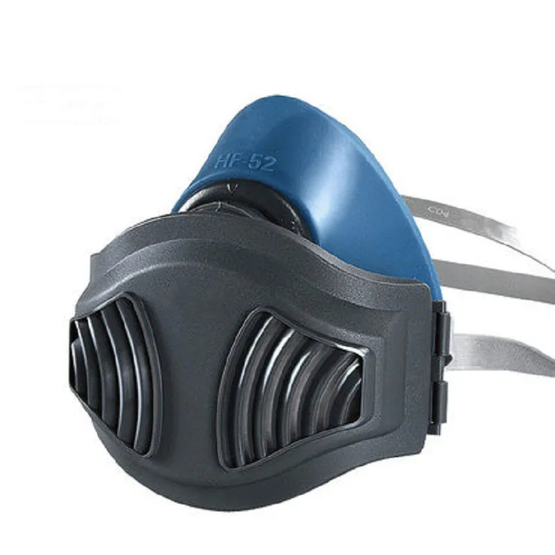 HF-52 Gas Mask Respirator Polish Woodworking New Upgrade 1701CN Particulates Filters Pollen Fumes Comfortable  Dust Mask