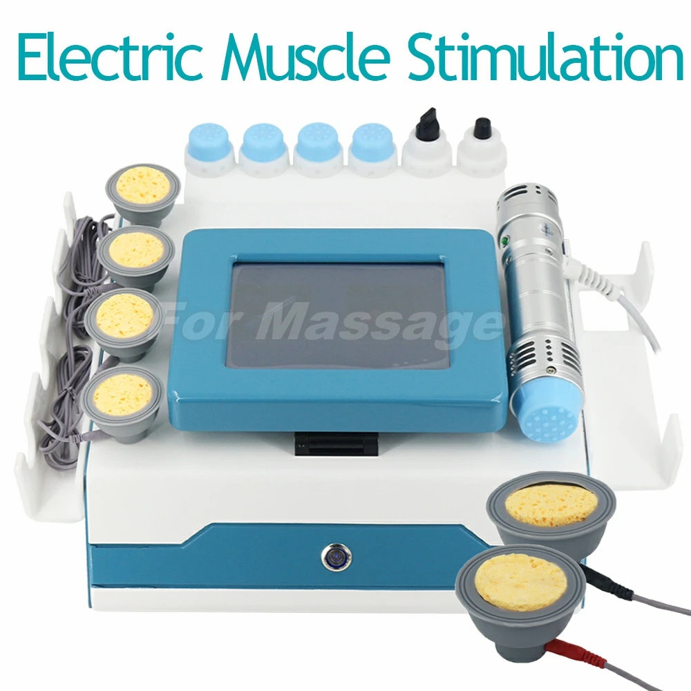 

2021 New Technology Shockwave Therapy Machine EMS Electric Muscle Stimulation Relief Pain Removal Shock Wave Relax Massage Tool