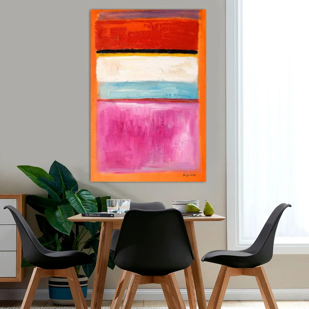 Mark Rothko Art Print, Modern Abstract Art Poster, Canvas Wall Art, Colors Abstract Art Print, Exhibition Poster, Room Decor