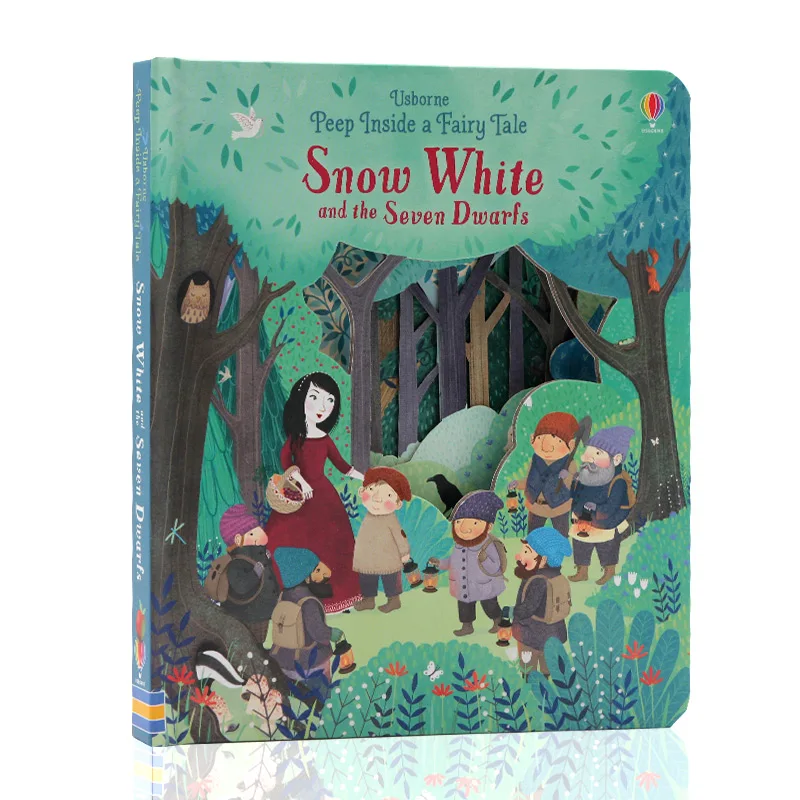 Peep Inside a Fairy Tale Snow White 3D Flap Picture Books Children Baby English Educational Reading Story Book