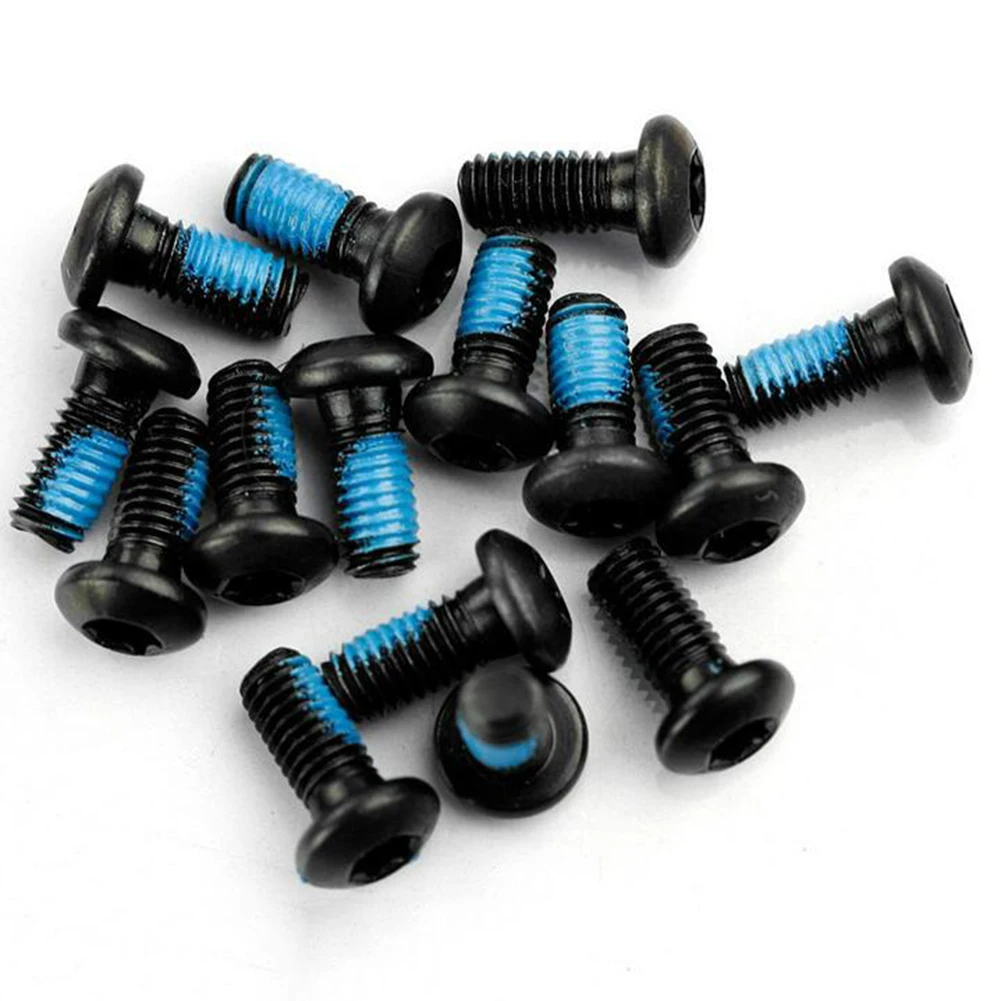 12pcs/Set Bicycle Disc Brake Bolts Mounting Screws T25 Head Mtb Cycling Mountain Bike Disc Screws Cycling Accessories 12mm