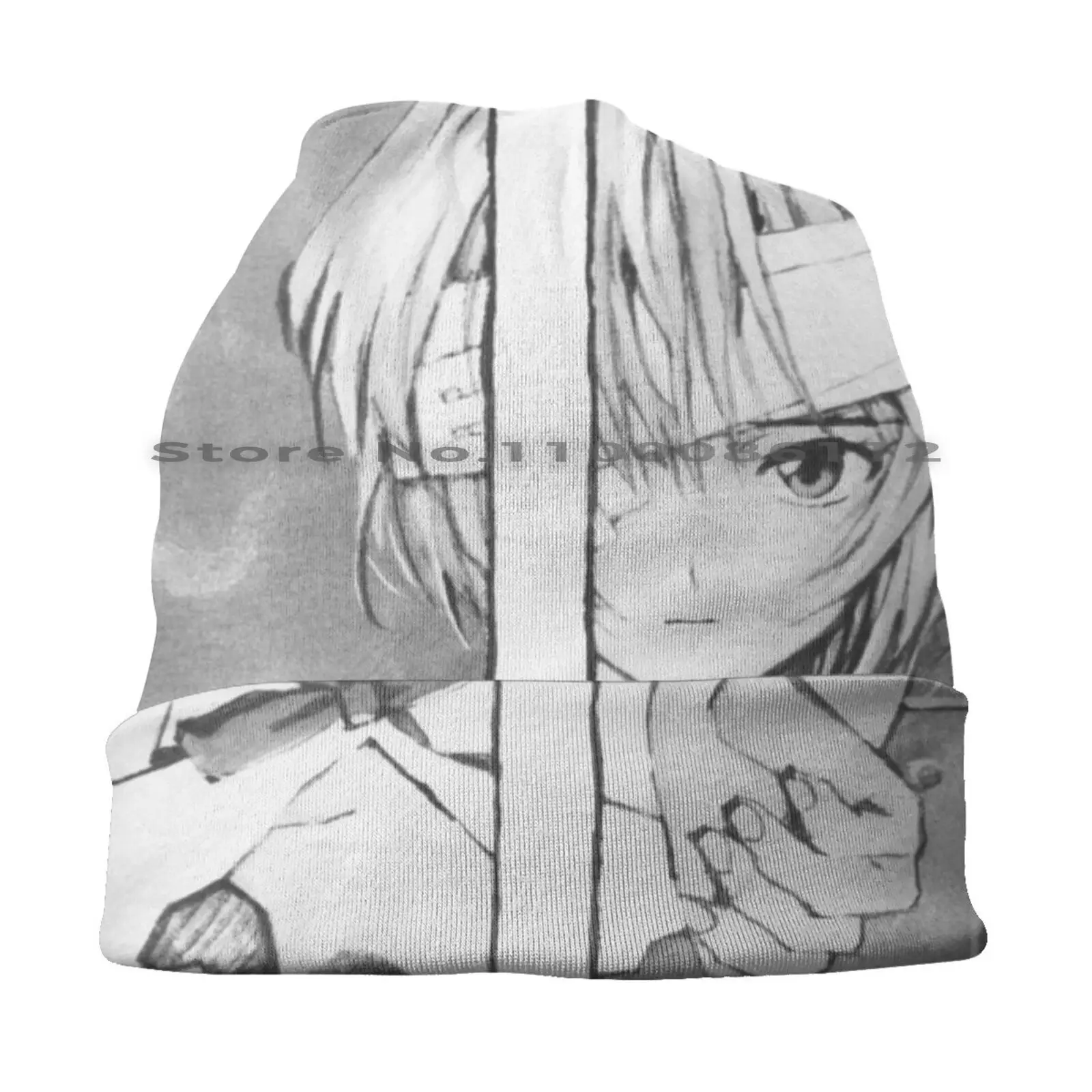 Rei's Window ( Dark ) Bucket Hat Sun Cap Anime Geek Manga Ikari Gendo Shinji Asuka Katsuragi Ayanami Evas Foldable Outdoor