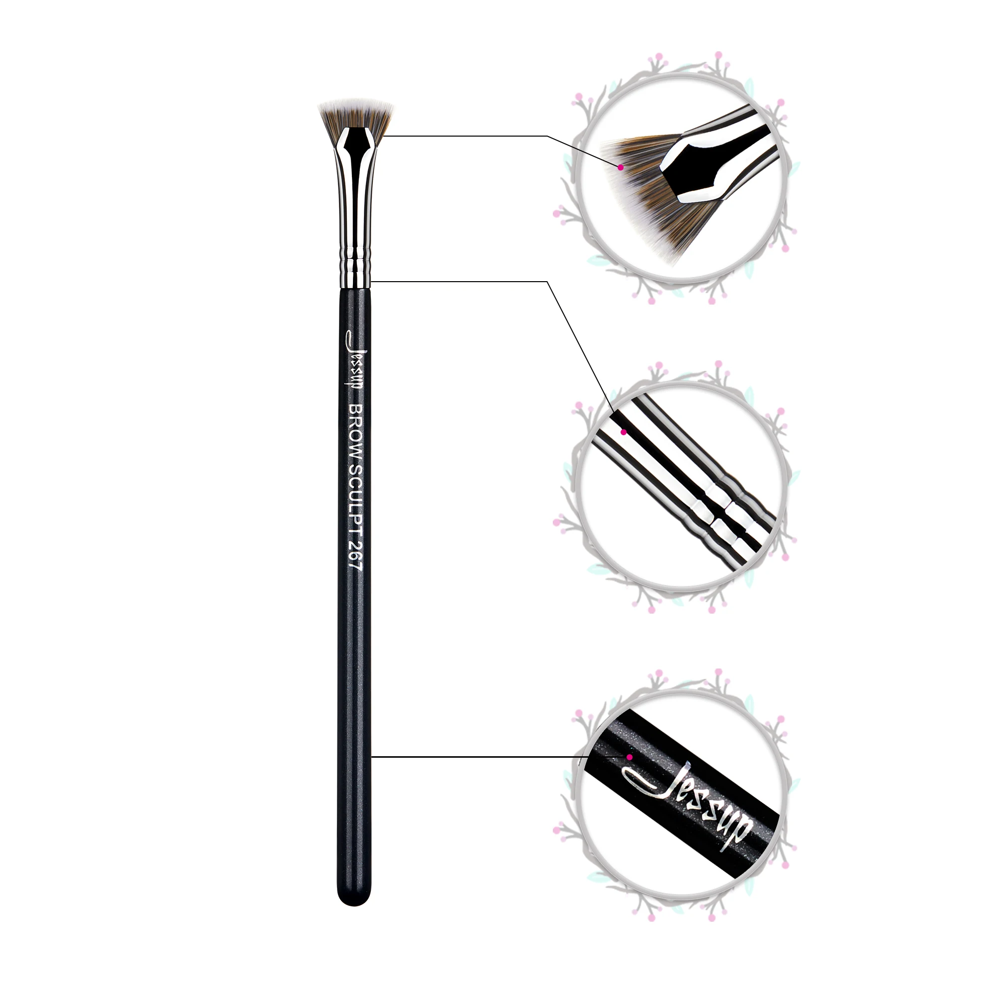 Jessup Brush Professional Makeup Eye Brushes Eyebrow Eyehadow Lip Brow Detail Powder Liquid Concealer Makeup Tools