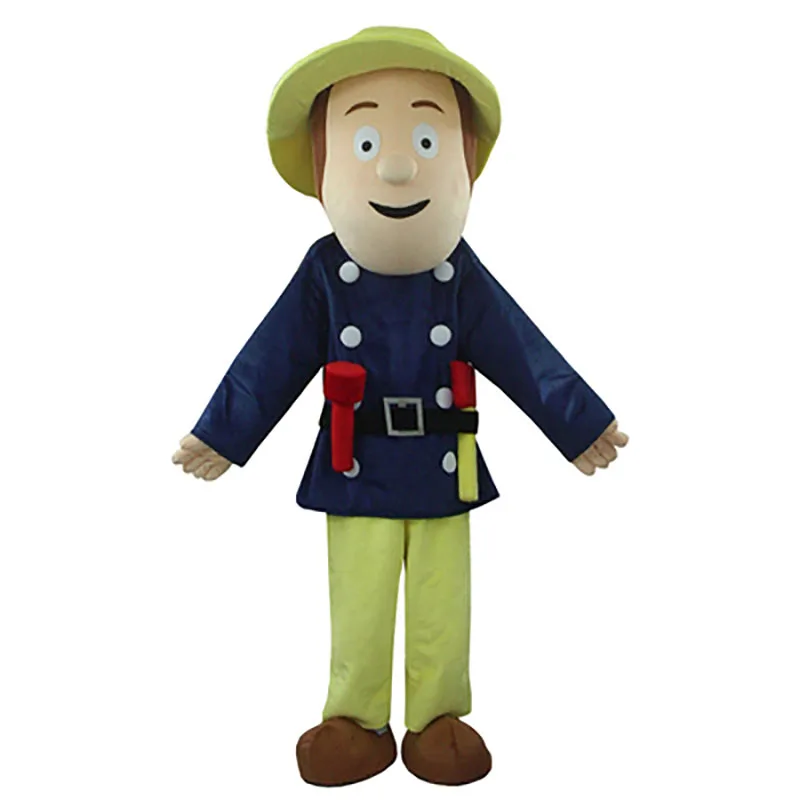 New Sam fireman Mascot Costume Halloween birthday party animation Cosplay performance Costume