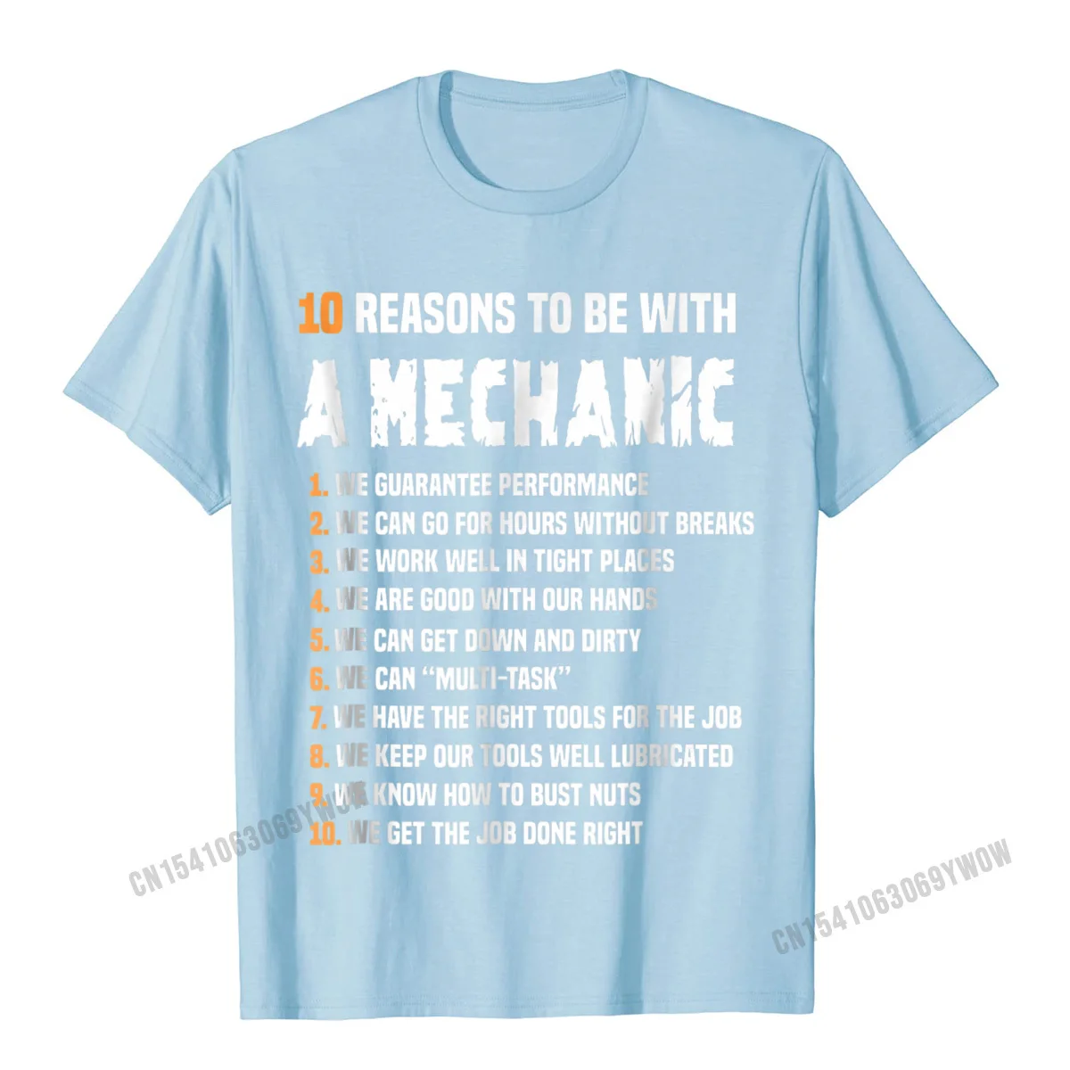 10 Reasons To Be With A Mechanic T-Shirt For Men Funny Camisas Men Print Tops & Tees For Men Cotton Top T-Shirts Leisure Hip Hop