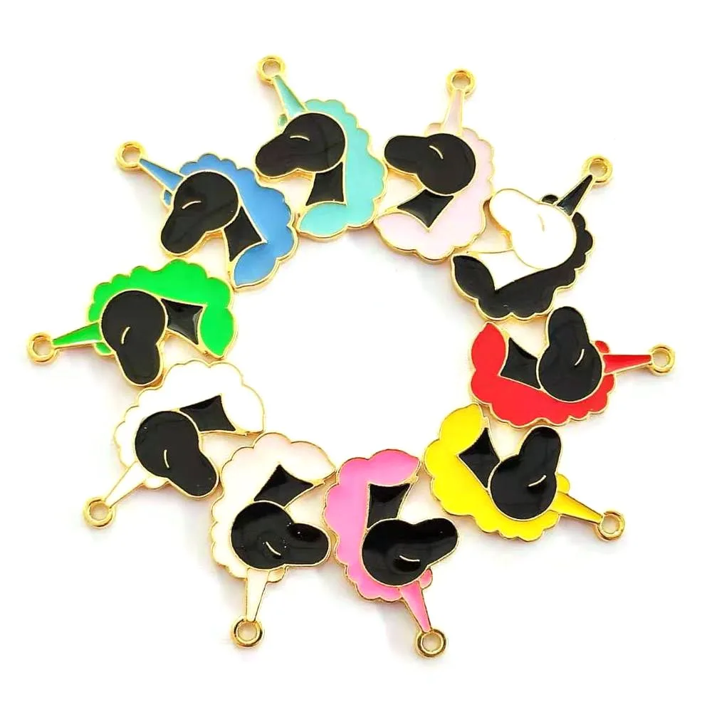 

20pcs Unicorn charms for women DIY jewelry accessories