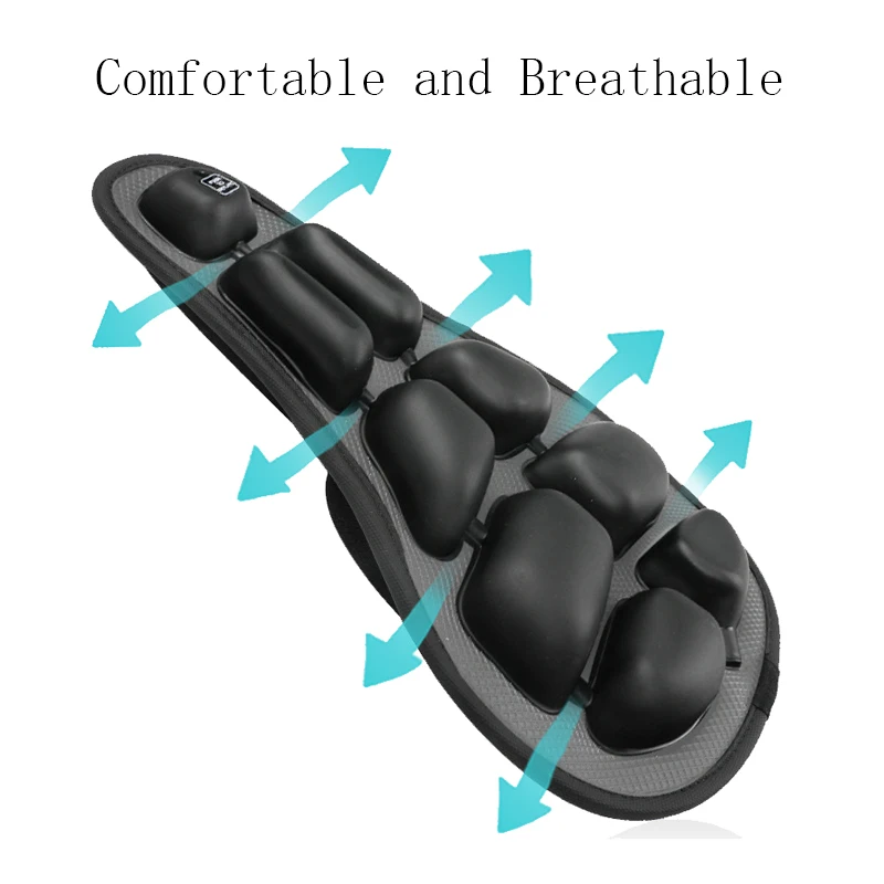 Inflatable Bicycle Bike Saddle Cover Comfortable and Soft MTB Mountain Bike Seat Saddle for Men and Women Bicycle Accessories