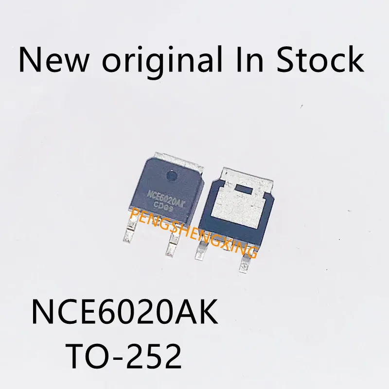 10 sztuk/partia NCE6020AK 60V 20A TO-252 nowe oryginalne miejsce gorąca sprzedaż