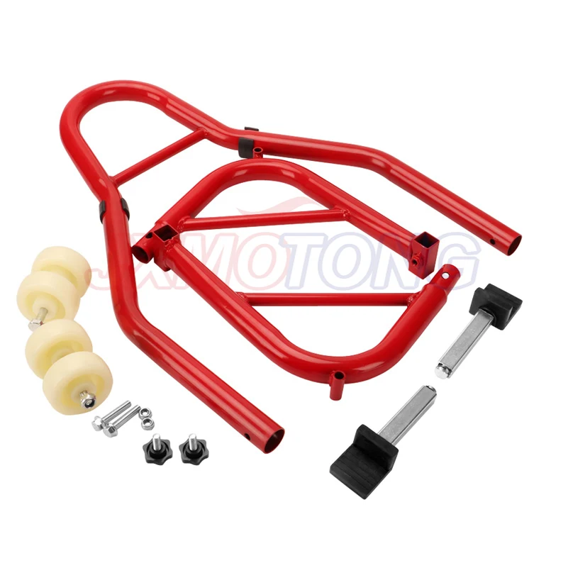 Motorcycle Full Set Front Wheel And Rear Wheel Support Stand Wheel Stand Auto Aheel Support Frame Tire Repairing Tool