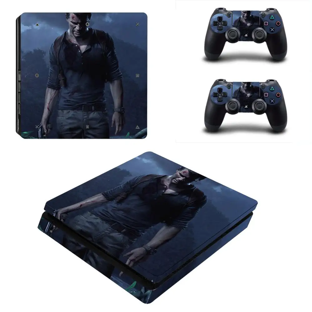 ملصقات PS4 مجهولة الشكل بلاي ستيشن 4 ملصقات لشارات بلاي ستيشن 4 PS4 وحدة تحكم رفيعة من الفنيل