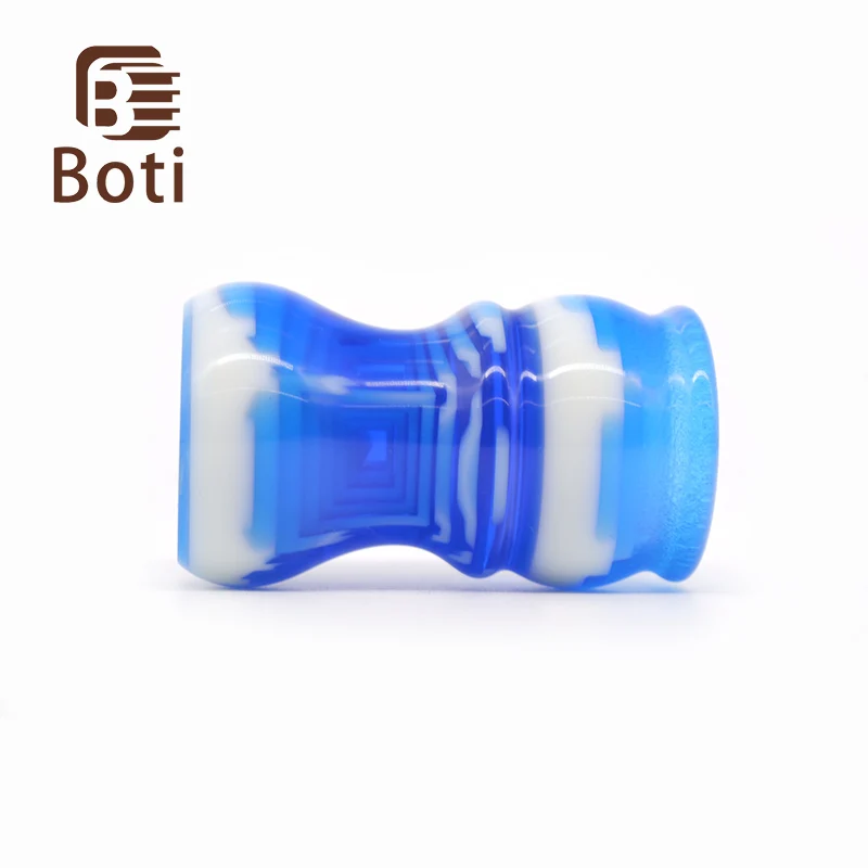 Boti Brush-Sky City Shaving Brush Handle Bule and White Color Handle Handmade Beard Brush Handle Daily  Cleaning Tool Handle