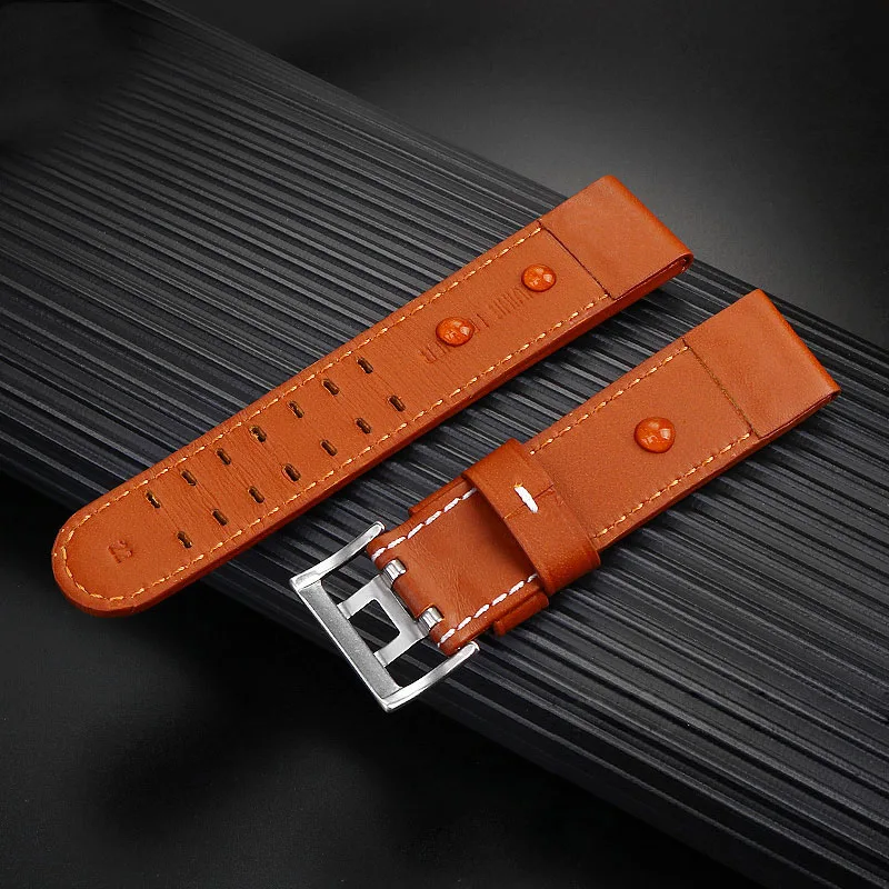 For Hamilton Khaki aviation Watch H77616533 H77616533 Watch Strap Genuine Leather jazz field Men WatchBand 20 22 Military Style