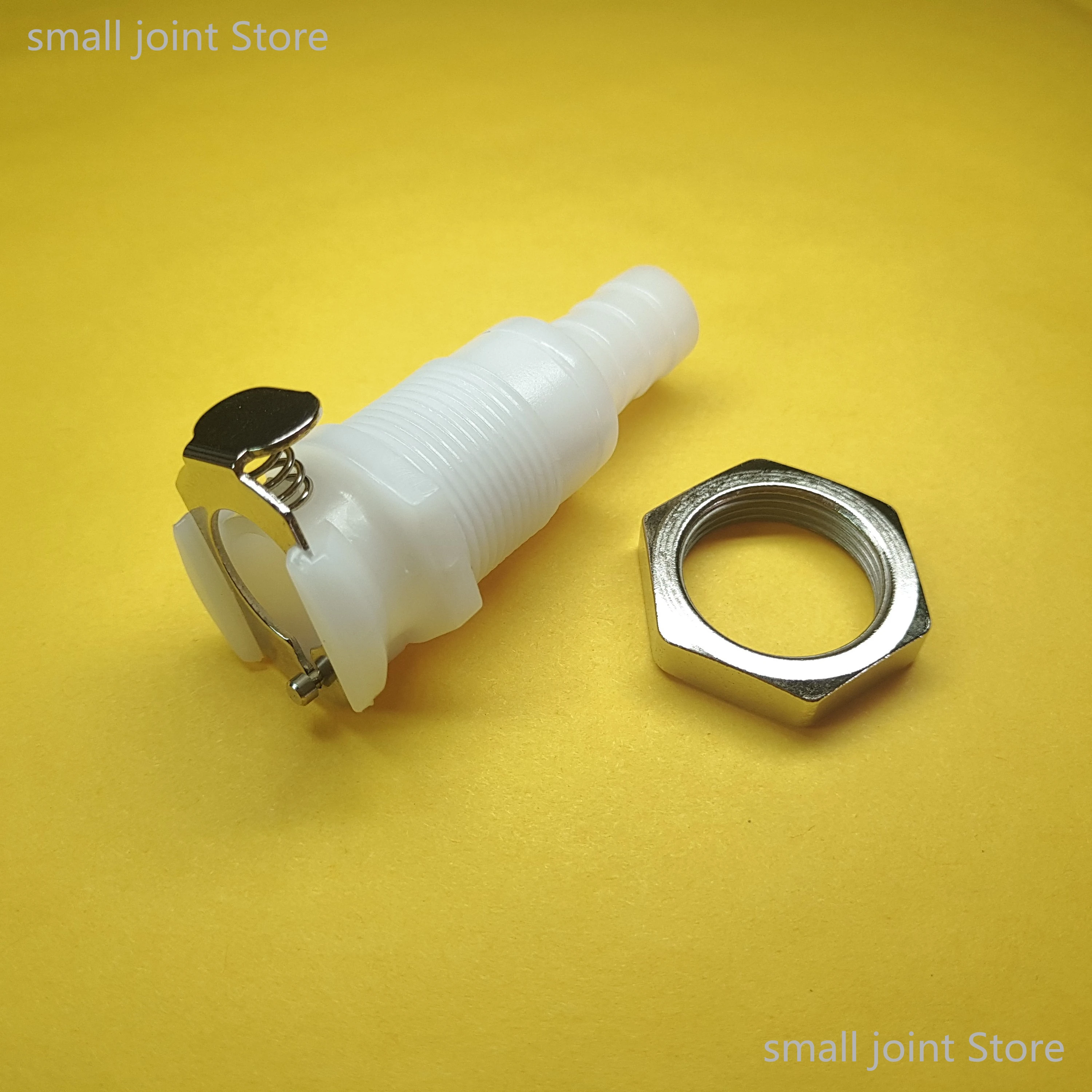 1/8” 1/4” 3/16” 5/16” 3/8” CPC Connector Female Quick-Disconnect Tube Coupling Through-Wall Socket with Valve