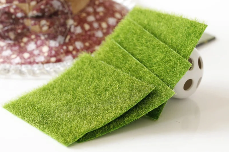 30X30 Cm Simulasi Rumput Hijau Palsu Lumut Miniatur Fotografi Perhiasan Menembak Latar Belakang Foto Studio Aksesoris Fotografi