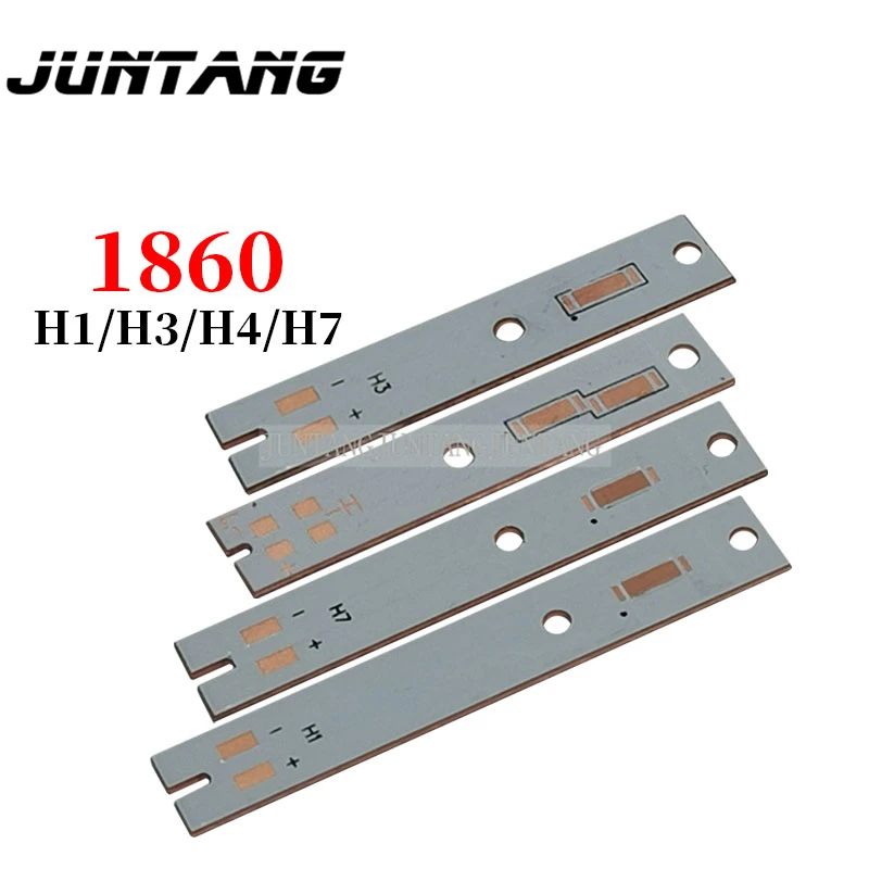 Lámpara LED de 10 piezas para coche, sustrato de cobre 1860 C6 H1 H3 H4 H7 1860, lámpara LED para coche, separación termoeléctrica, sustrato de cobre