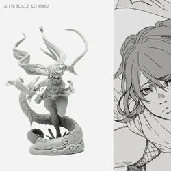 33mm Resin Figure Kits KD Beauty Soldier Model Self-assembled A-156