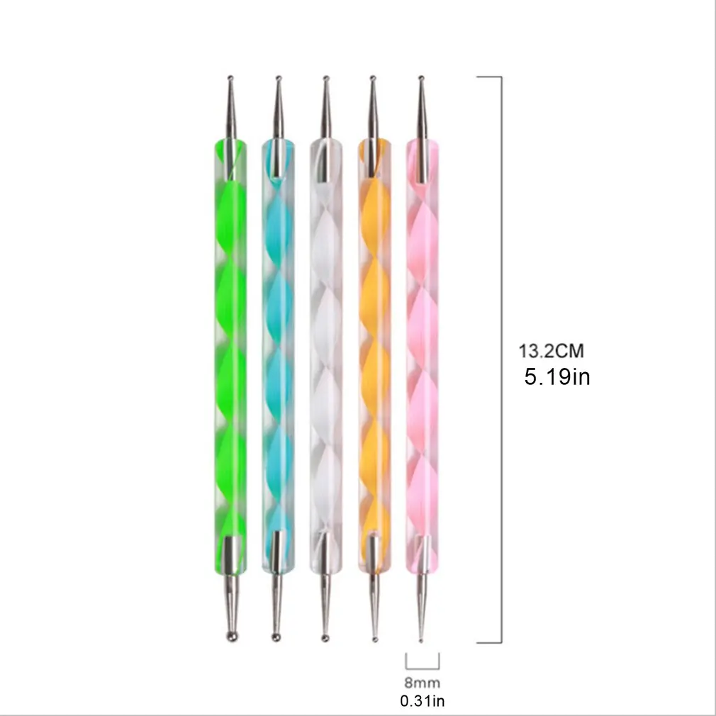 مجموعة أدوات التنقيط ماندالا ، مجموعة أقلام ، استنسل كرة ماندالا ، صينية طلاء بالحجارة ، التلوين ، الرسم ، 13 قطعة