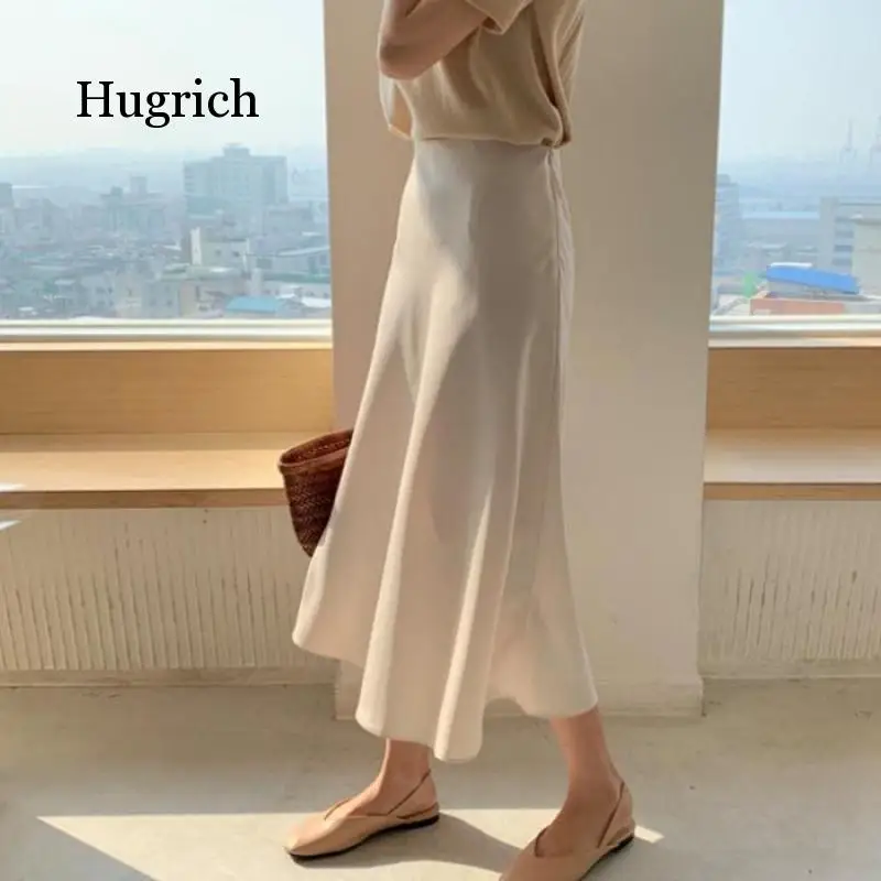 Women's Summer 2021 New Korean High Waist Mid Length Student Skirt