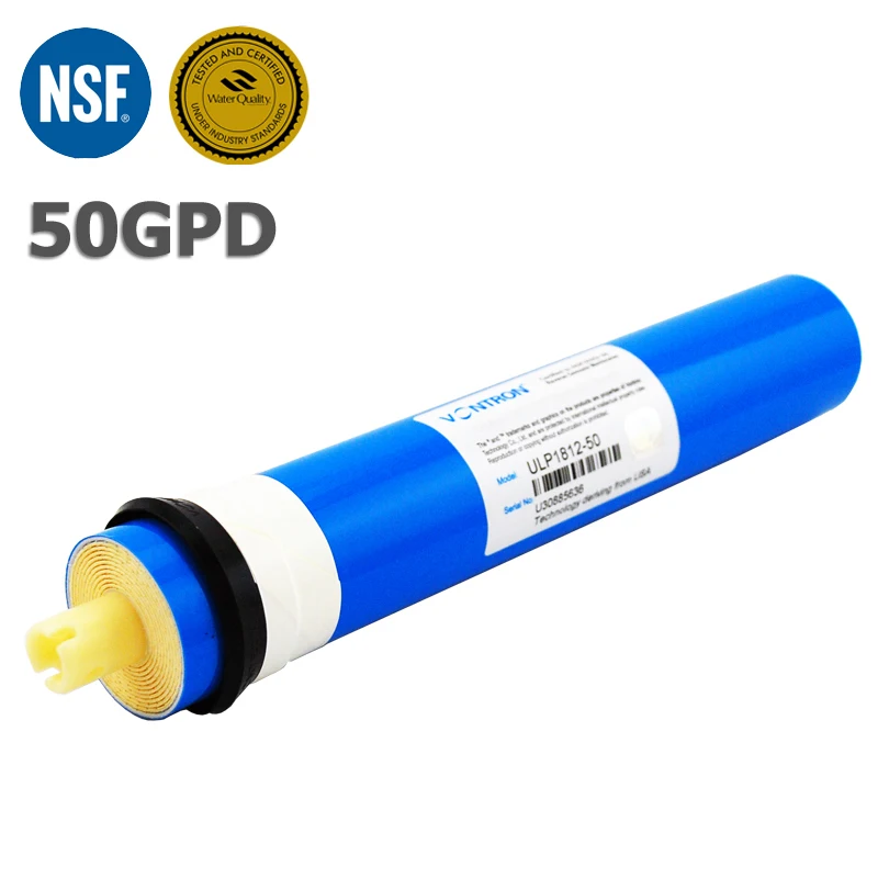 50 Gpd Thẩm Thấu Ngược ULP1812-50 Bếp Nước Lọc Màng Lọc RO