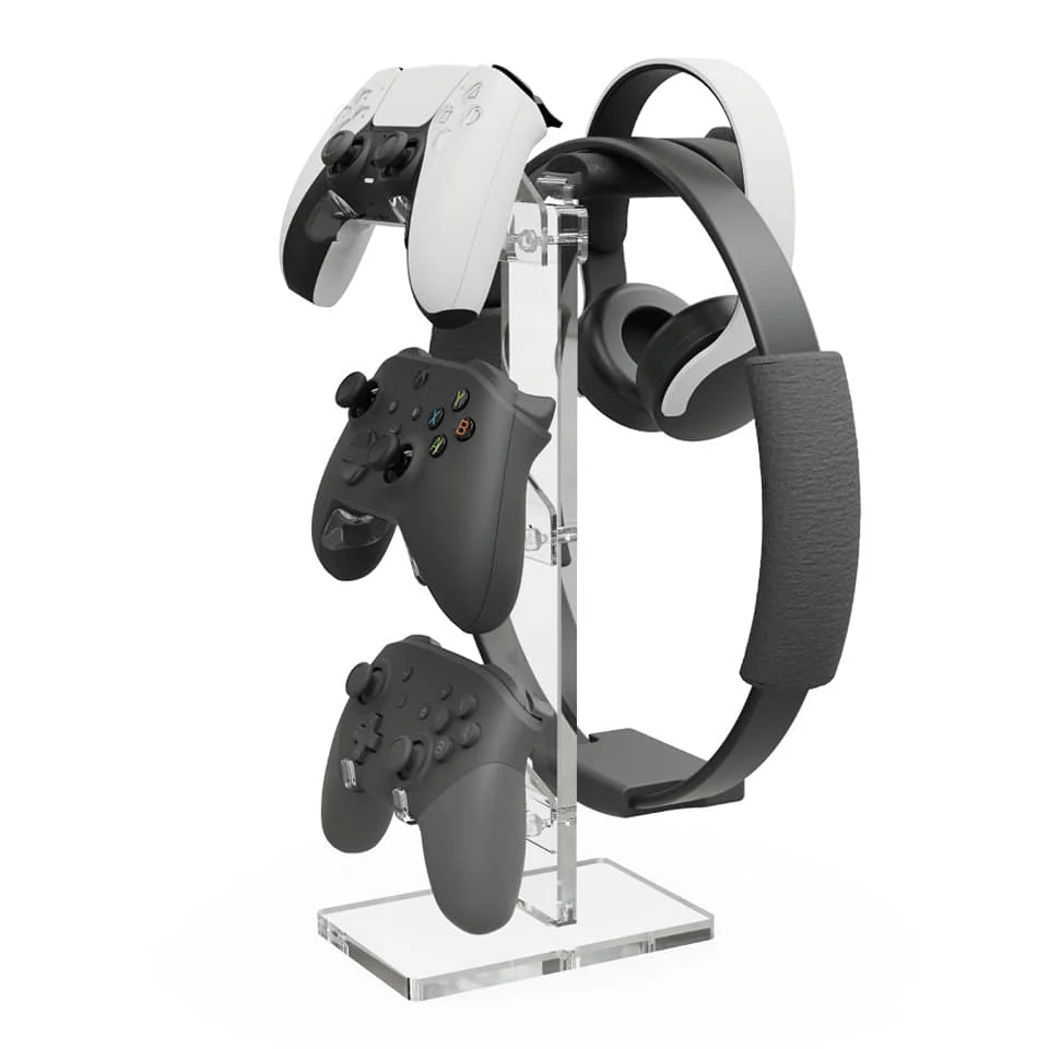 Skull & Co. PS4 PS5 Xbox One Xbox 시리즈 X 시리즈 S VR 장비 헤드폰 RingFit용 팬텀 스탠드 랙 컨트롤러 홀더