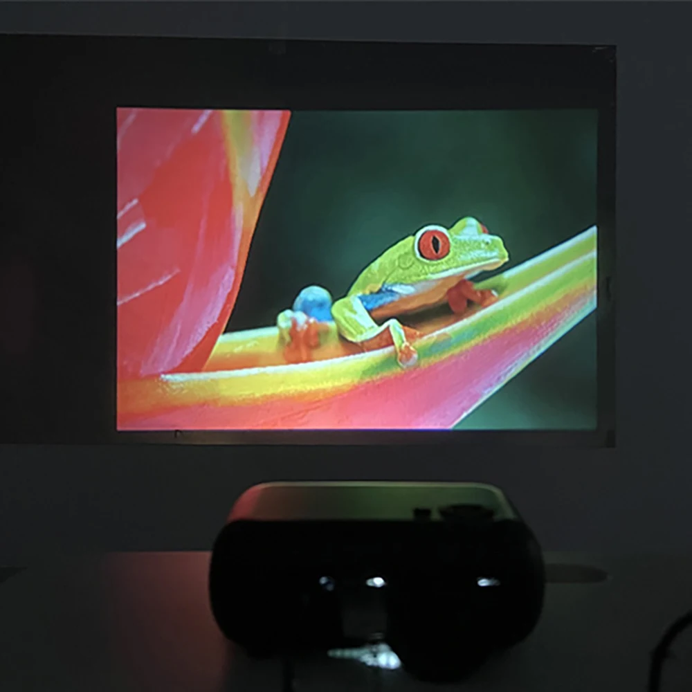 Đèn Led Máy Chiếu Mini 480X360P Hỗ Trợ 1080, Ghi Hình Cực Nét, Giá Rẻ Nhất-BH UY TÍN Bởi TECH-ONE Hdmi-Tương Thích Usb Âm Thanh Video Di Động Nhà phương Tiện Truyền Thông Video Đảng Thiết Bị