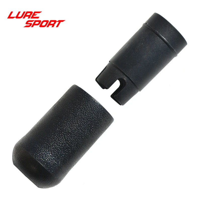 LureSport 3 pz grafite Gimbal gomma testa copertura canna da costruzione componente canna da pesca riparazione accessorio fai da te