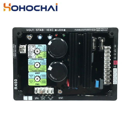Imagen 1 del producto R450 R450M R450T Regulador de voltaje automático AVR para generador diésel Leroy Somer Fabricación por China