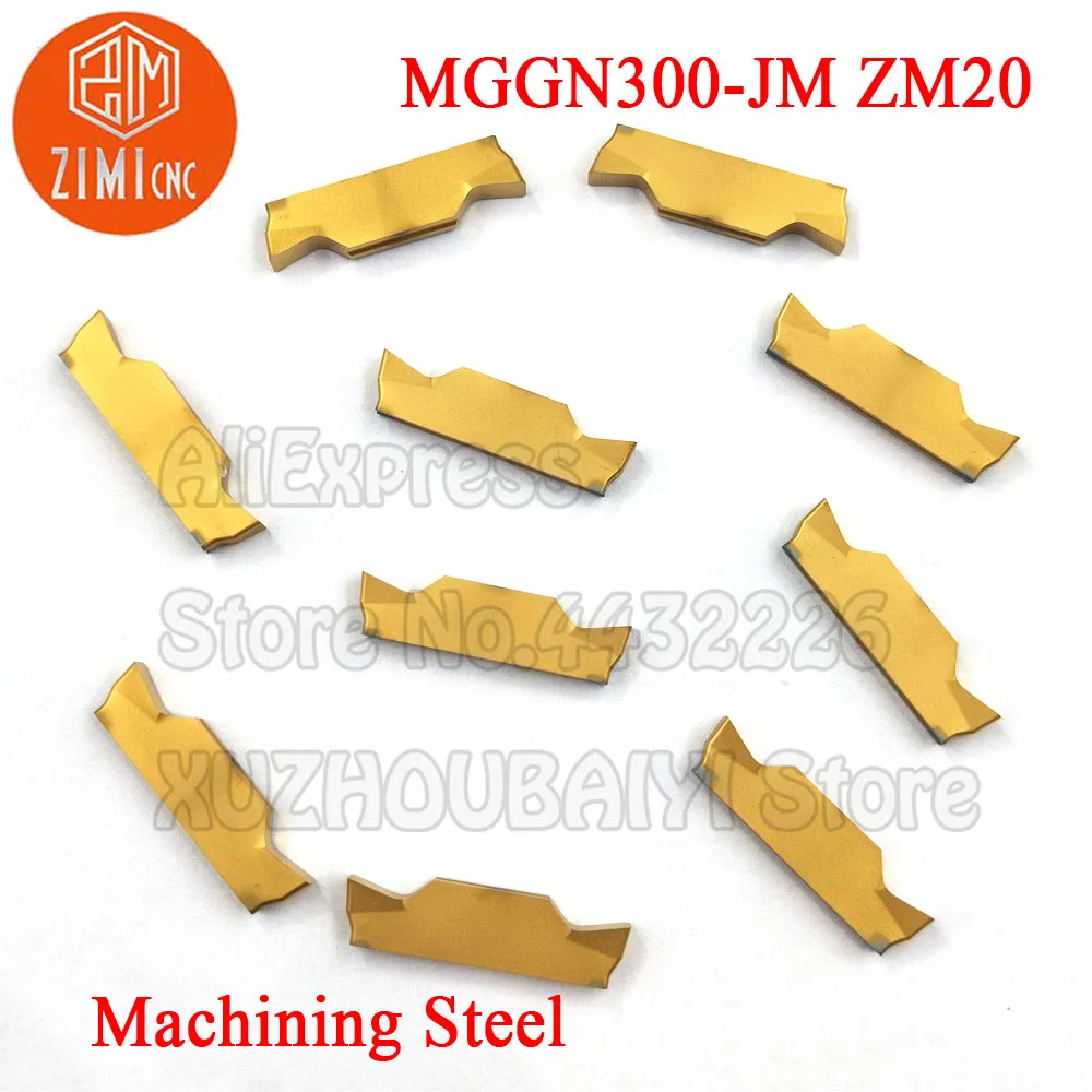 10 قطعة MGGN300 MGGN300-JM ZM20 MGGN300 JM كربيد الحز إدراج تحول أدوات القاطع مشقوق الأخدود آلة خرط تعمل بالتحكم الرقمي بواسطة الحاسوب أداة القطع