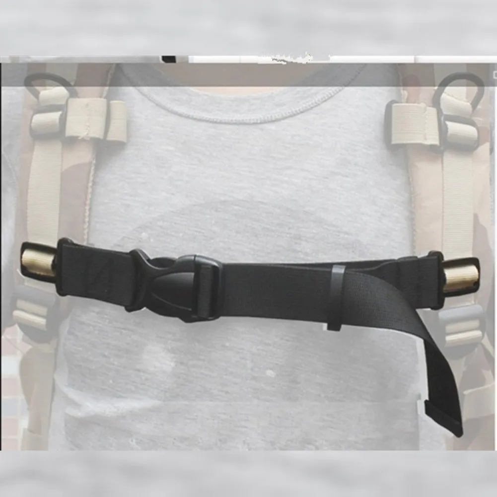 Buckle Clip Strap Adjustable Chest Harness Bag Backpack Shoulder Strap Webbing Anti-Slip Travel Luggage Baggage Band Belt