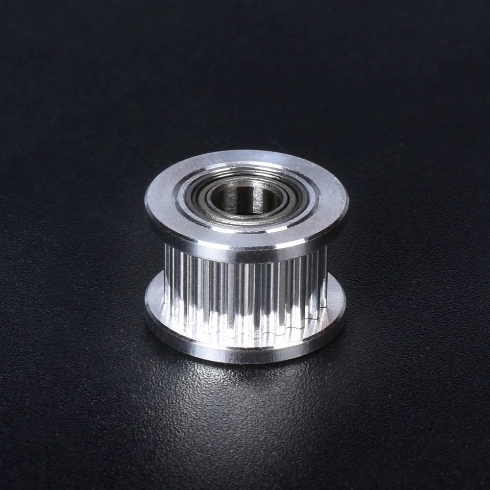 High Quality GT2 Idler Timing Pulley 20 Tooth With/without Teeth Wheel Bore 3/4/5mm 3D Printer Parts For Prusa i3 MK3 GT2 Belt