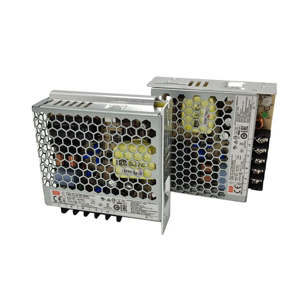 MEANWELL LRS-75-24 5V12V15V36V48V1.6/2.1/3.2A 5/6/ 14A DC LED indicatore luminoso Monitor NES 75Wsingle uscita commutazione alimentazione SuppIy