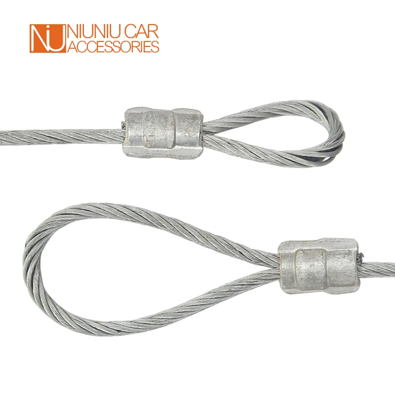 270 مللي متر طويل أسلاك الفولاذ حبل مقطورة كابل أمان RV قافلة التخييم اكسسوارات سلسلة لمكونات السيارة #5