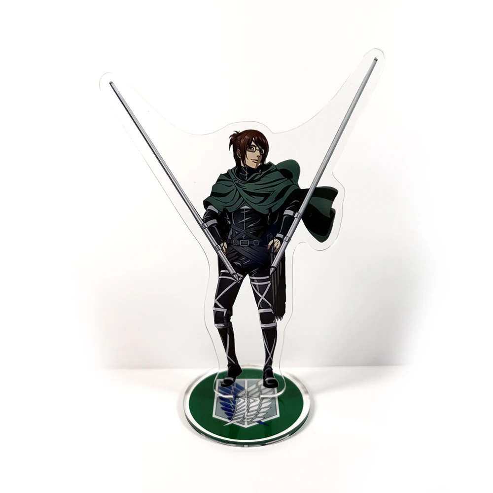 

Attack on Titan Shingeki no Kyojin The final season Hange Hanji Zoe acrylic stand figure model plate holder cake topper anime